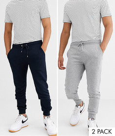 Комплект из 2 джоггеров скинни ASOS DESIGN-Мульти