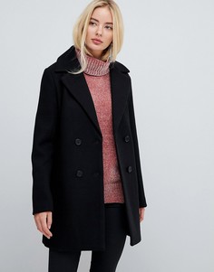 Пальто в строгом стиле Fashion Union-Черный