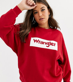 Свитшот с логотипом Wrangler plus-Красный