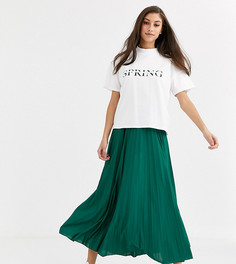 Плиссированная юбка миди ASOS DESIGN Tall-Мульти