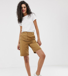 Шорты ASOS DESIGN Tall Сity-Коричневый