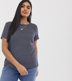 Футболка в клетку Vero Moda Curve-Мульти