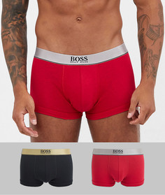 Подарочный набор из 2 боксеров-брифов с эффектом металлик BOSS bodywear-Мульти