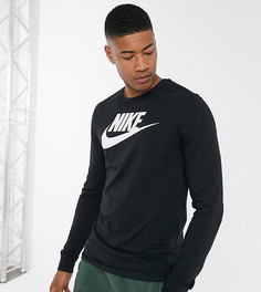 Черный лонгслив Nike Tall