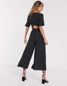 Чайный комбинезон с узором в горошек ASOS DESIGN-Мульти