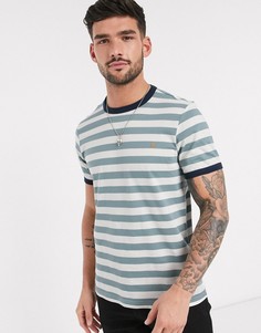 Футболка в полоску Farah-Зеленый