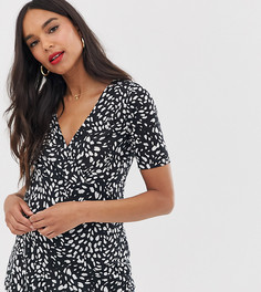 Черный топ с принтом New Look Maternity