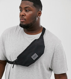 Черная сумка-кошелек на пояс ASOS DESIGN Plus-Черный