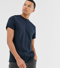 Темно-синяя футболка с круглым вырезом ASOS DESIGN Tall-Темно-синий