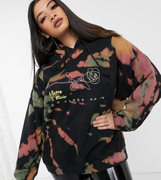 Oversize-худи с принтом тай-дай New Girl Order Curve-Мульти