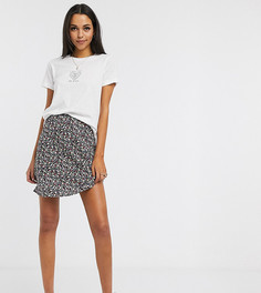 Мини-юбка с цветочным принтом ASOS DESIGN Tall-Мульти