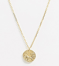 Серебряное позолоченное ожерелье с монетой Liars & Lovers-Золотой