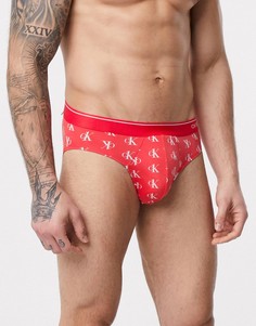 Трусы с логотипом Calvin Klein CK One-Красный
