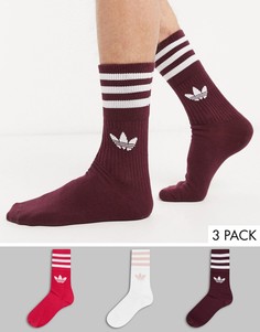 3 пары носков adidas-Мульти