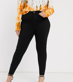 Черные джинсы скинни River Island Plus-Черный