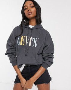 Худи с принтом в стиле 90-х Levis-Черный Levis®