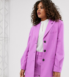 Сиреневый oversize-блейзер в винтажном стиле ASOS DESIGN Tall-Фиолетовый