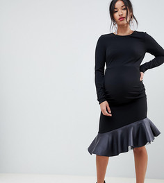 Платье мини ASOS MATERNITY-Черный