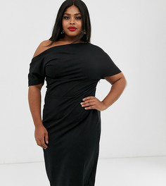 Платье-футляр ASOS DESIGN Curve-Черный