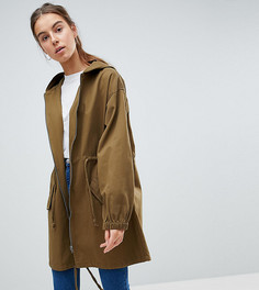 Легкая парка ASOS DESIGN Tall-Зеленый