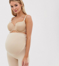 Нюдовые моделирующие шорты для беременных Mamalicious-Бежевый Mama.Licious
