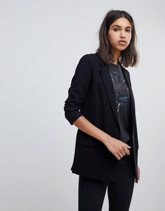 Черный строгий пиджак AllSaints