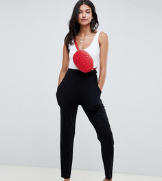 Трикотажные брюки галифе ASOS DESIGN Tall Ultimate-Черный