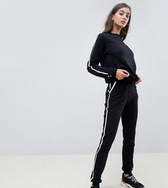 Спортивный костюм со свитшотом и джоггерами ASOS DESIGN Tall-Черный