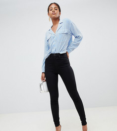 Черные джинсы с завышенной талией ASOS DESIGN Tall-Черный