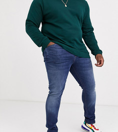 Темные джинсы скинни ASOS DESIGN Plus-Синий