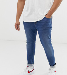 Супероблегающие джинсы ASOS DESIGN Plus-Синий