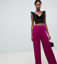 Фиолетовые широкие брюки Missguided Tall-Фиолетовый