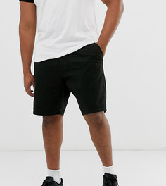 Черные свободные шорты ASOS DESIGN Plus-Черный