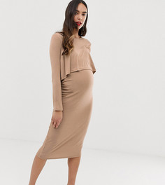 Платье миди 2-в-1 Bluebelle Maternity-Розовый