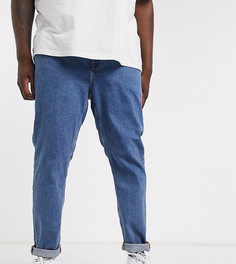 Выбеленные узкие джинсы ASOS DESIGN Plus-Синий