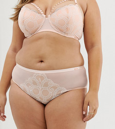 Розовые трусы Figleaves Curve Decadence-Розовый