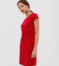 Трикотажное платье с поясом Vero Moda Tall-Красный