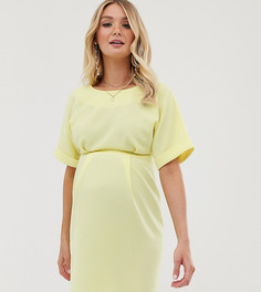 Платье мини ASOS DESIGN Maternity-Желтый