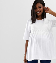 Повседневный свободный топ ASOS DESIGN Maternity-Белый