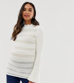 Джемпер с раклешенными рукавами ASOS DESIGN Maternity-Белый