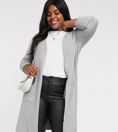 Кардиган с карманами Vero Moda Curve-Серый