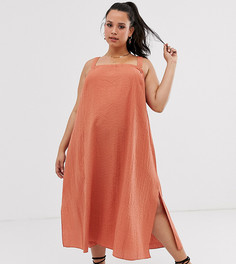 Платье-трапеция миди ASOS DESIGN Curve-Красный