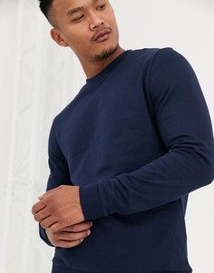 Темно-синий свитшот из органического хлопка ASOS DESIGN