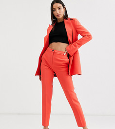 Брюки узкого кроя ASOS DESIGN Tall-Красный