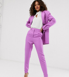 Суженные книзу сиреневые брюки ASOS DESIGN Tall - dream-Фиолетовый