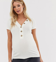 Белый топ с пуговицами Mamalicious nursing Mama.Licious