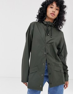 Зеленая водонепроницаемая куртка Rains-Зеленый