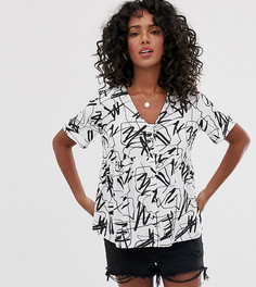 Свободный топ с абстрактным принтом ASOS DESIGN Maternity-Мульти