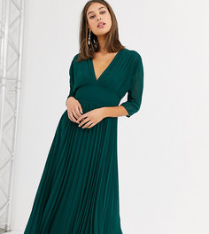 Платье миди ASOS DESIGN Tall-Зеленый