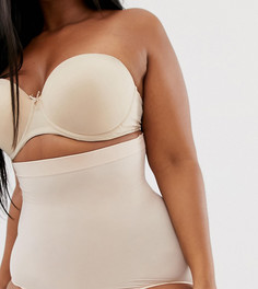 Бежевые моделирующие трусы Spanx Сurve Нigher Рower-Бежевый